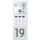 Videoportero IP Mobotix T24 con teclado y rótulo informativo