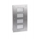 Portero Vandal INOX Alcad